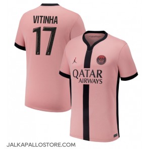 Paris Saint-Germain Vitinha #17 Kolmaspaita 2024-25 Lyhythihainen